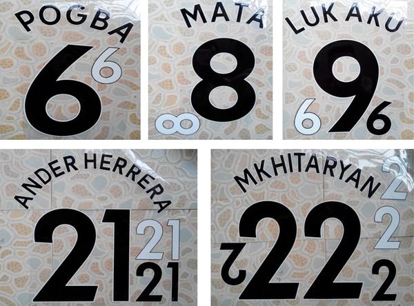 17 18 manchester printing nameset pogba rashford lukaku player's stamping letters united ander herrera impressed plastic soccer sticker
17 18 manchester printing nameset pogba rashford lukaku player's stamping letters united ander herrera impressed plastic soccer sticker