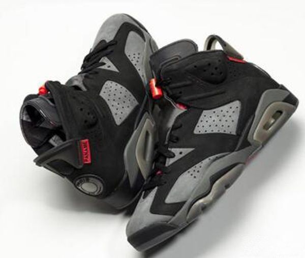 PSG x 6 Mens Basketball Shoes 6s Paris Saint Germain Grey Suede Iron Grey Infrared 23 Black Sneakers VI With Box Top Quality
PSG x 6 Mens Basketball Shoes 6s Paris Saint Germain Grey Suede Iron Grey Infrared 23 Black Sneakers VI With Box Top Quality
