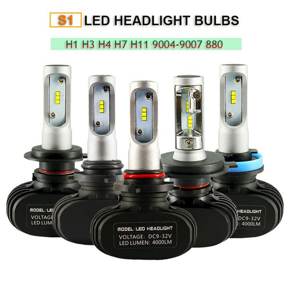 2pcs 880 9005 hb3 9006 hb4 h11 h4 h7 led h1 auto car headlight s150w 8000lm 6000k automobile bulb all in one csp lumileds lamp