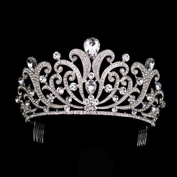 ювелирные изделия vintage серебряный кристалл тиара wedding big crown для невесты аксессуары для волос новый сплав стразы королева корона во, Golden;white
ювелирные изделия vintage серебряный кристалл тиара wedding big crown для невесты аксессуары для волос новый сплав стразы королева корона во, Golden;white