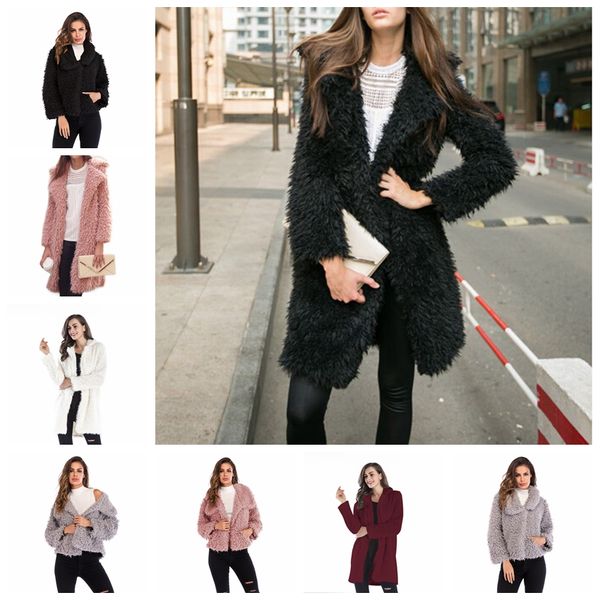 winter new plush 2020 new solid color lapel furry long-sleeved lapel long coat coat, support mixed batch, Black
winter new plush 2020 new solid color lapel furry long-sleeved lapel long coat coat, support mixed batch, Black