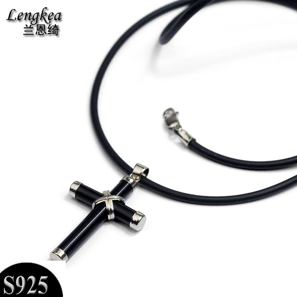 men choker,male/female s925 silver black onyx cross necklace jesus pendant,boys /girls accessories,lovers gift
men choker,male/female s925 silver black onyx cross necklace jesus pendant,boys /girls accessories,lovers gift