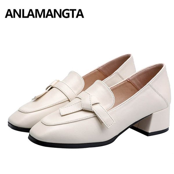 women's low block heels leather shoes loafers shoes square toe bow spring autumn casual ladies loafers new, Black
women's low block heels leather shoes loafers shoes square toe bow spring autumn casual ladies loafers new, Black