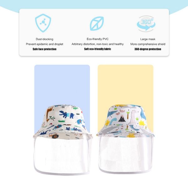 new children bucket hat anti-dust and anti-fog anti saliva hat parent-child fisherman women's outdoor protective covery
new children bucket hat anti-dust and anti-fog anti saliva hat parent-child fisherman women's outdoor protective covery