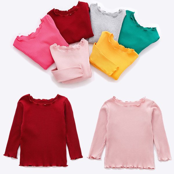 girls solid color plain t-shirts lotus collar long sleeve knitted baby girl 100 cotton t shirt 19091501, Blue
girls solid color plain t-shirts lotus collar long sleeve knitted baby girl 100 cotton t shirt 19091501, Blue