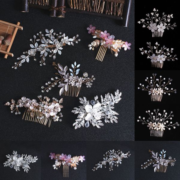 women hair combs wedding hair accessories tiara pearl rhinestone silver bridal ornaments flower head jewelry headband, Golden;white
women hair combs wedding hair accessories tiara pearl rhinestone silver bridal ornaments flower head jewelry headband, Golden;white