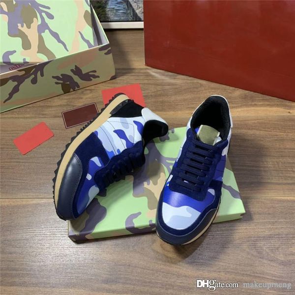 valentino2019 garavaniss rockrunner camouflage star stud buffed low sneaker blue trainers sneakers with original box, Blue;gray
valentino2019 garavaniss rockrunner camouflage star stud buffed low sneaker blue trainers sneakers with original box, Blue;gray