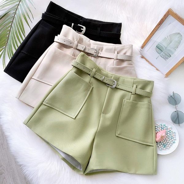 2020 summer chic fashion office wear shorts with sashes new black shorts women's high waist blazer short pants pocket s m, White;black
2020 summer chic fashion office wear shorts with sashes new black shorts women's high waist blazer short pants pocket s m, White;black