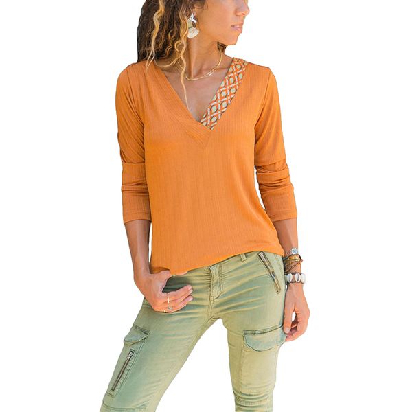 autumn pathwork t shirt women v-neck t-shirts female casual long sleeve tshirt ladies office sj238v, White
autumn pathwork t shirt women v-neck t-shirts female casual long sleeve tshirt ladies office sj238v, White