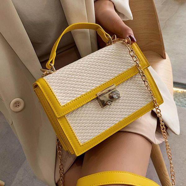 elegant female tote bag 2019 new quality pu leather weaving women's handbag diamond lock chain shoulder messenger bags
elegant female tote bag 2019 new quality pu leather weaving women's handbag diamond lock chain shoulder messenger bags