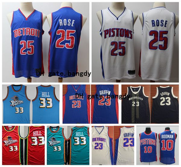 mens detroit pistons throwback nba 33 grant hill 10 dennis rodman 11 isiah thomas white blue basketball jersey, Black;red
mens detroit pistons throwback nba 33 grant hill 10 dennis rodman 11 isiah thomas white blue basketball jersey, Black;red