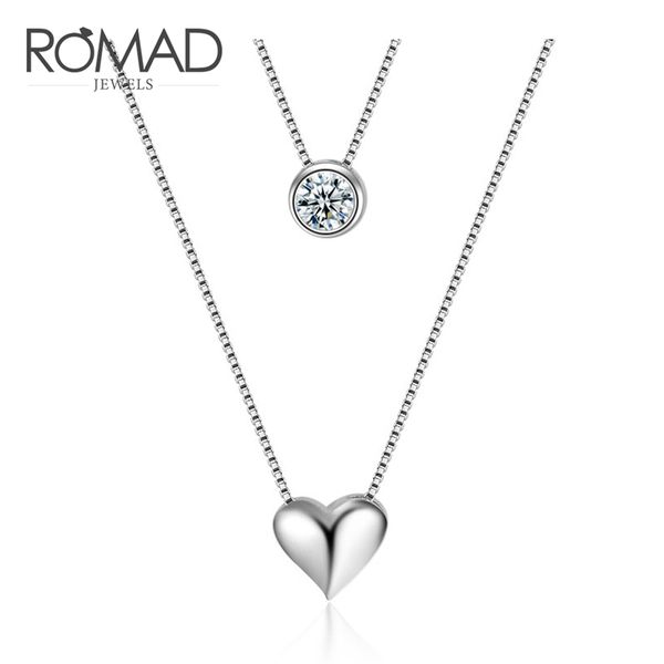 2020 romantic silver color necklace double layer chain cubic zirconia heart pendants necklaces for women kolye choker jewelry z4
2020 romantic silver color necklace double layer chain cubic zirconia heart pendants necklaces for women kolye choker jewelry z4