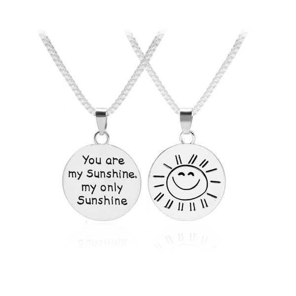 you are my sunshineinspirational hand stamped engraved charm pendant necklace gift handmade smile jewelry ing, Silver
you are my sunshineinspirational hand stamped engraved charm pendant necklace gift handmade smile jewelry ing, Silver