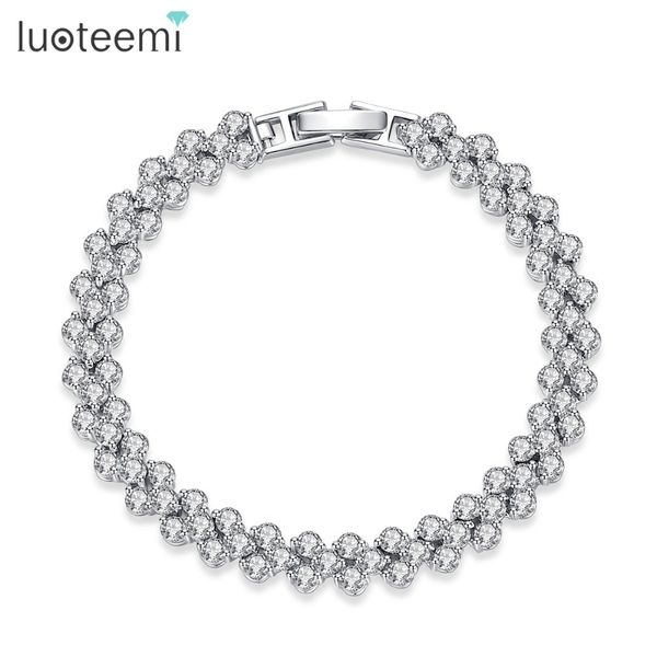 luoteemi selling roman chain bracelet for women luxury 2.75mm cubic zircon inlay charm bracelet bride wedding jewelry t7190615, Black
luoteemi selling roman chain bracelet for women luxury 2.75mm cubic zircon inlay charm bracelet bride wedding jewelry t7190615, Black