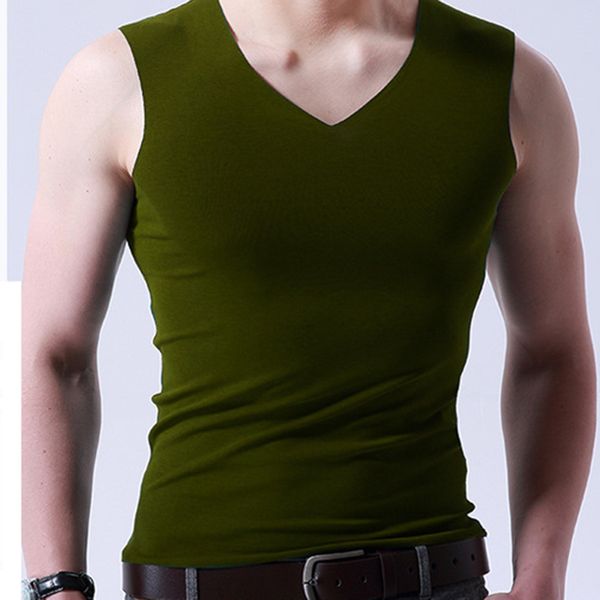 2019 men' gym clothing casual solid no trace tank modal vest white black singlet sleeveless men tank tee shirt home
2019 men' gym clothing casual solid no trace tank modal vest white black singlet sleeveless men tank tee shirt home
