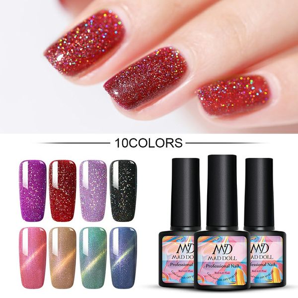 mad doll 8ml colorful gel nail polish holographic effect super shimmer long lasting soak off uv gel varnish for nail art design, Red;pink
mad doll 8ml colorful gel nail polish holographic effect super shimmer long lasting soak off uv gel varnish for nail art design, Red;pink
