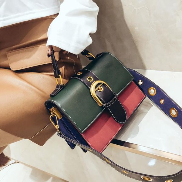Bags for Women 2019 Fashion New Quality PU Leather Women bag Hit color Portable Shoulder Messenger Bag Travel Tote Crossbody bag
Bags for Women 2019 Fashion New Quality PU Leather Women bag Hit color Portable Shoulder Messenger Bag Travel Tote Crossbody bag