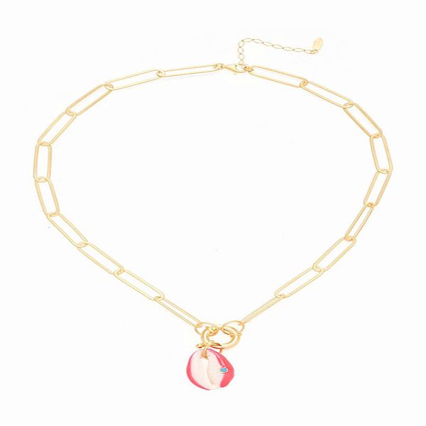 fashion link chain jewelry stainless steel necklace bohemian baroque pink shell pendant necklace spring matera 2019 new, Silver
fashion link chain jewelry stainless steel necklace bohemian baroque pink shell pendant necklace spring matera 2019 new, Silver