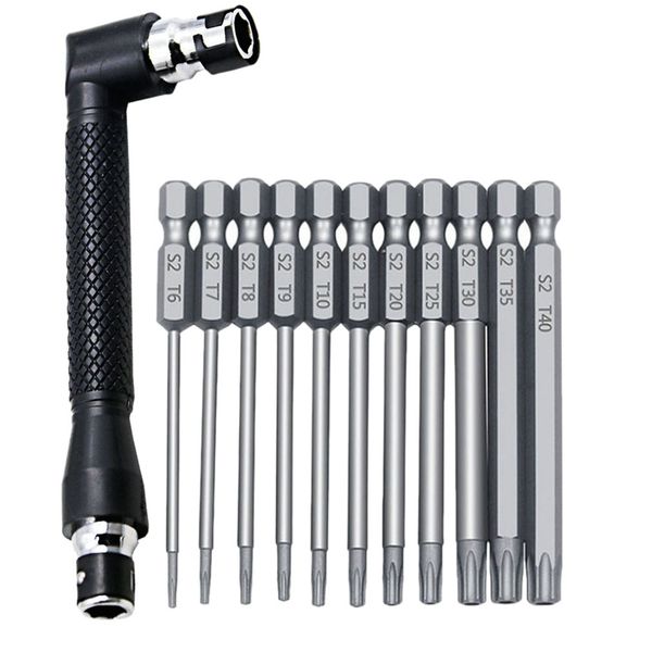 new-12pcs/set 1/4 inch hex shank and l shaped wrench set t6-t40 length s2 steel torx head screwdriver drill set bits
new-12pcs/set 1/4 inch hex shank and l shaped wrench set t6-t40 length s2 steel torx head screwdriver drill set bits
