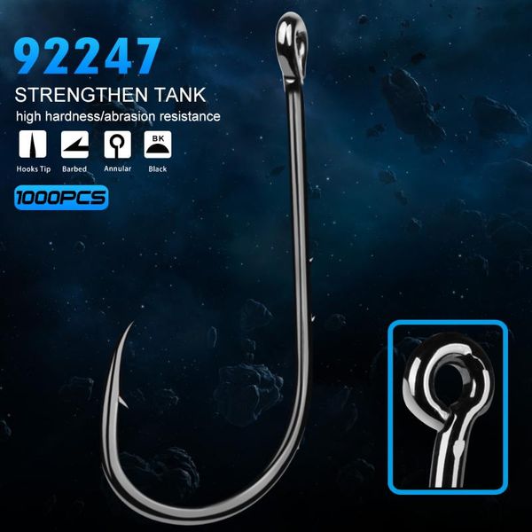 fishing hooks 1000pc hook 92247-1#-6/0# baitholder black color jig big 72a high-carbon steel
fishing hooks 1000pc hook 92247-1#-6/0# baitholder black color jig big 72a high-carbon steel