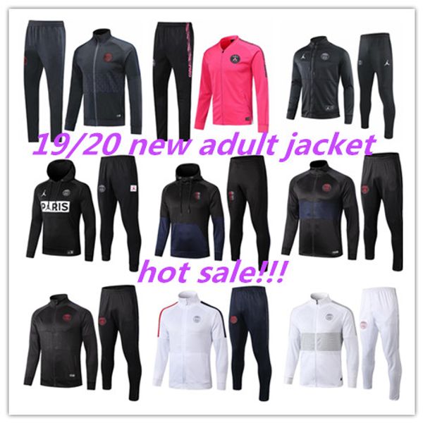 2019 2020 psg soccer jacket tracksuit survetement 19 20 paris maillot de foot mbappe cavani long sleeve full zipper hoodie jackets set, Black
2019 2020 psg soccer jacket tracksuit survetement 19 20 paris maillot de foot mbappe cavani long sleeve full zipper hoodie jackets set, Black