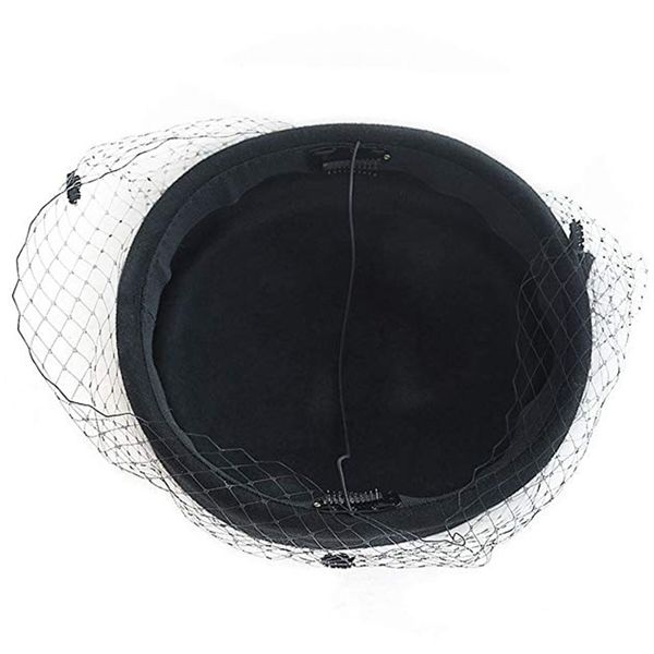 classical wool fedoras felt pillbox hat veil bow women dress fascinator hat wedding hat ladies derby party headwear black white, Blue;gray
classical wool fedoras felt pillbox hat veil bow women dress fascinator hat wedding hat ladies derby party headwear black white, Blue;gray