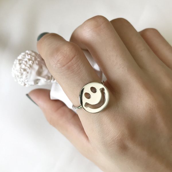 louleur 925 sterling slver big smile figure open rings silver round design irregular vintage rings for women fashion jewelry, Golden;silver
louleur 925 sterling slver big smile figure open rings silver round design irregular vintage rings for women fashion jewelry, Golden;silver