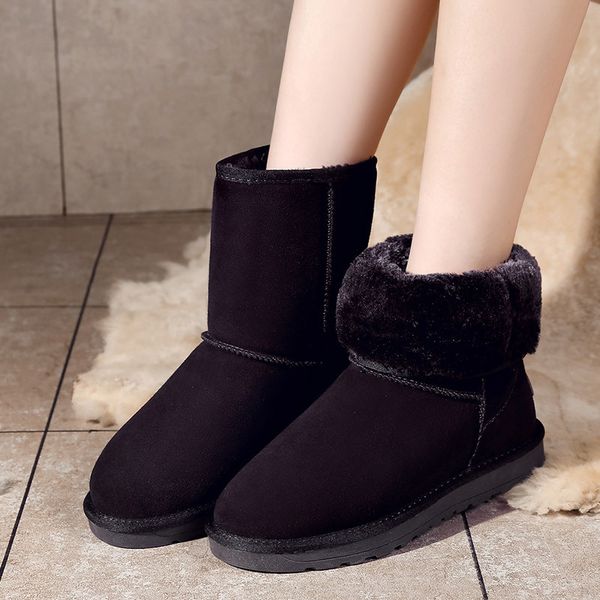 snow boots woman 2020 winter women ankle boot fashion plus size non-slip flat booties keep warm ladies shoes botas mujer w20-12, Black
snow boots woman 2020 winter women ankle boot fashion plus size non-slip flat booties keep warm ladies shoes botas mujer w20-12, Black