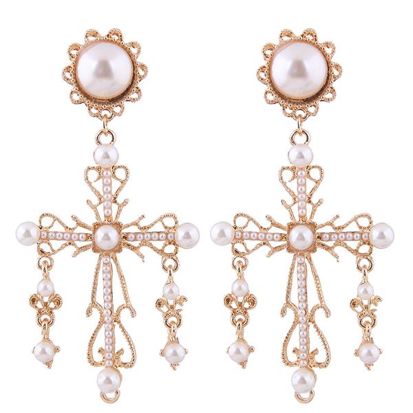 brincos vintage drop earrings for women imitation pearl jewelry earrings 2019 long retro earings fashion jewelry 2019, Golden;silver
brincos vintage drop earrings for women imitation pearl jewelry earrings 2019 long retro earings fashion jewelry 2019, Golden;silver