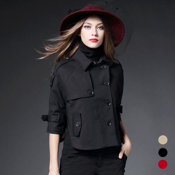 trench coat for women 2020 spring new fashion womens and blouses casual turn-down collar short woman clothes half, Tan;black
trench coat for women 2020 spring new fashion womens and blouses casual turn-down collar short woman clothes half, Tan;black