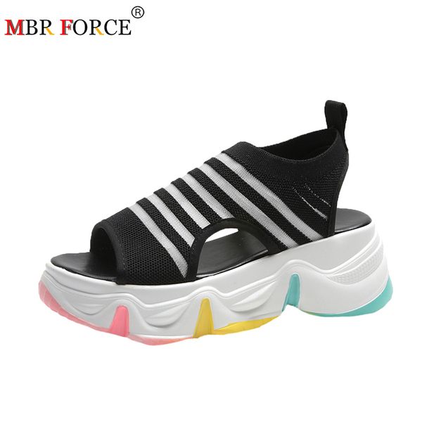 mbr force 2020 fashion women sandals breathable summer wild colorful bottom platform shoes wedge casual shoes women sandalias y200702, Black
mbr force 2020 fashion women sandals breathable summer wild colorful bottom platform shoes wedge casual shoes women sandalias y200702, Black