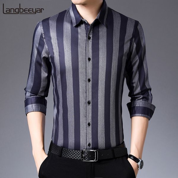2019 fall new fashion brand designer shirt men luxury striped long sleeve slim fit streetwear dress shirts korean casual clothes, White;black
2019 fall new fashion brand designer shirt men luxury striped long sleeve slim fit streetwear dress shirts korean casual clothes, White;black