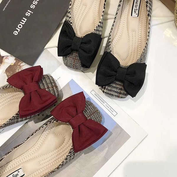 spring autumn women flats butterfly knot slip on shoes plaid single shoes woman loafers cute office work shoe ballet flats 7863g, Black
spring autumn women flats butterfly knot slip on shoes plaid single shoes woman loafers cute office work shoe ballet flats 7863g, Black