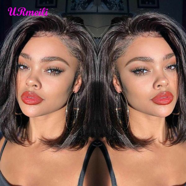 lace front human hair wig short bob wigs for women black malaysian straight virgin hair 150% density 613 blonde lace wig human hair, Black;brown
lace front human hair wig short bob wigs for women black malaysian straight virgin hair 150% density 613 blonde lace wig human hair, Black;brown