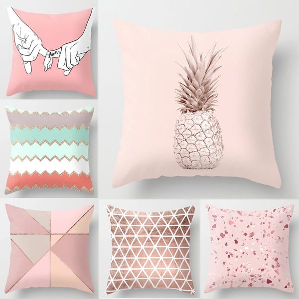 pink nordic sofa geometric pillowcover popular decorative cushioncover 1pc tropic pineapple cushion case high quality
pink nordic sofa geometric pillowcover popular decorative cushioncover 1pc tropic pineapple cushion case high quality