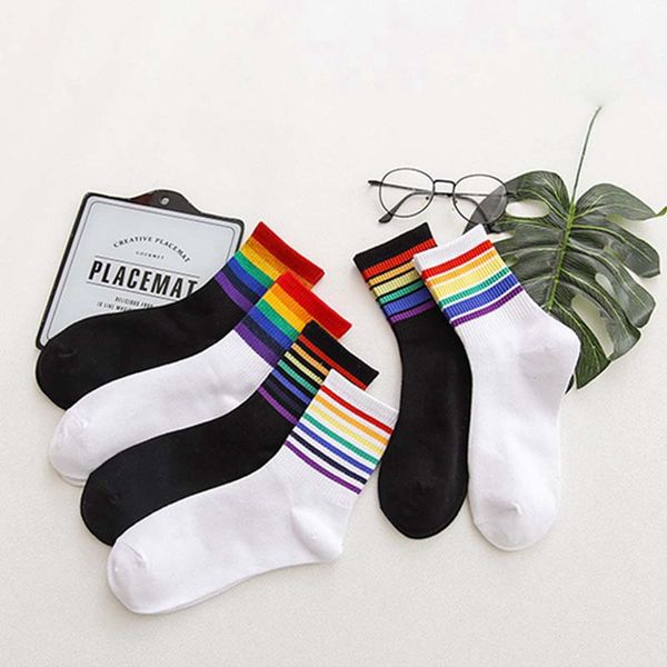 winter new socks rainbow striped socks xmas fashion warm chrismas casual hipster hosiery, Black;white
winter new socks rainbow striped socks xmas fashion warm chrismas casual hipster hosiery, Black;white