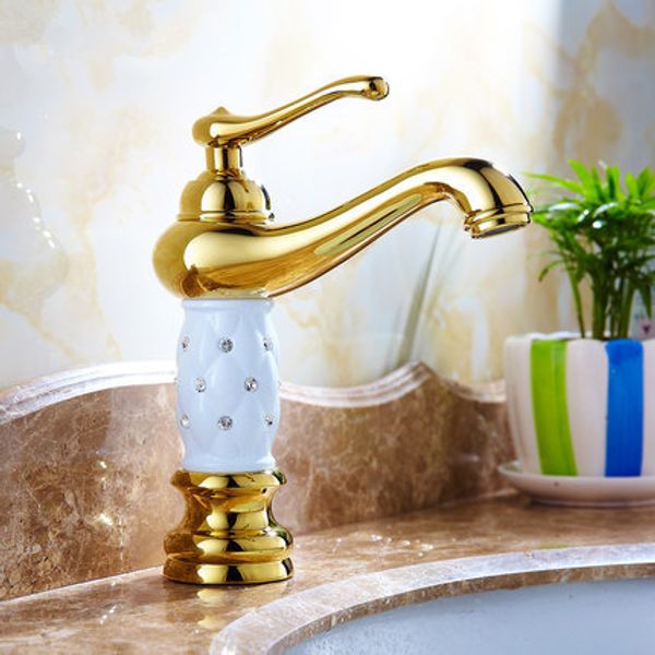 basin faucets brass with diamond bathroom faucet gold mixer tap single handle & cold washbasin tap torneiras banheiro
basin faucets brass with diamond bathroom faucet gold mixer tap single handle & cold washbasin tap torneiras banheiro