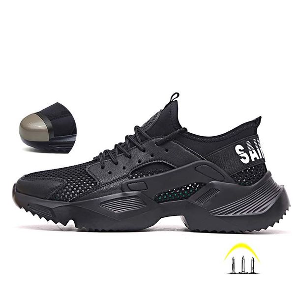 2019 fashion sneakers lightweight and comfortable safety shoes for men and women steel toe wear resistant breathable puncture wo, Black
2019 fashion sneakers lightweight and comfortable safety shoes for men and women steel toe wear resistant breathable puncture wo, Black