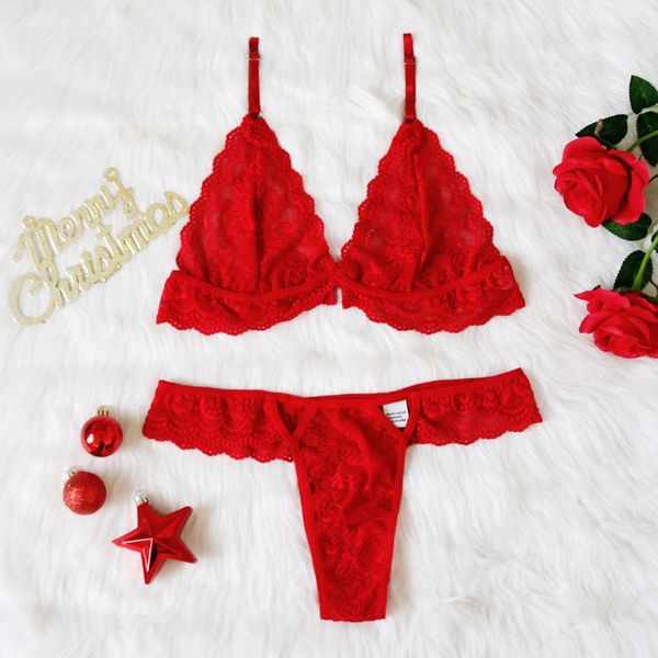 s-3xl red lingerie bra set embroidery lingerie set women lace christmas plus size bra hollow thong underwear, Red;black
s-3xl red lingerie bra set embroidery lingerie set women lace christmas plus size bra hollow thong underwear, Red;black