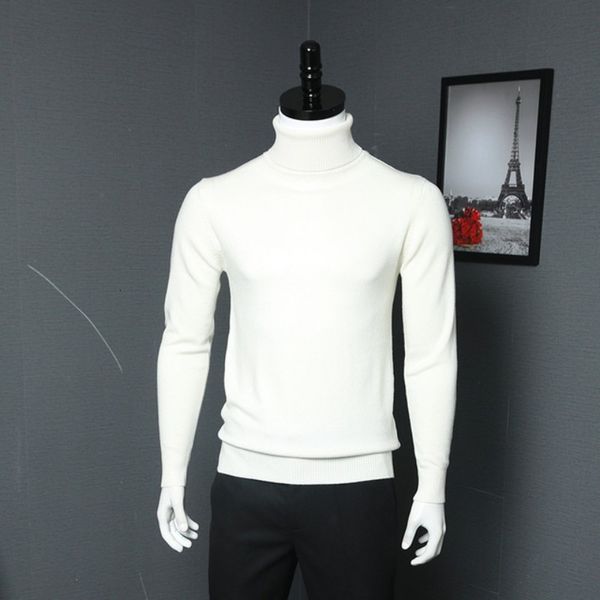 new solid men sweater high neck thick casual fashion pullovers mens turtleneck slim fit long sleeve sweaters male autumn clothes, White;black
new solid men sweater high neck thick casual fashion pullovers mens turtleneck slim fit long sleeve sweaters male autumn clothes, White;black