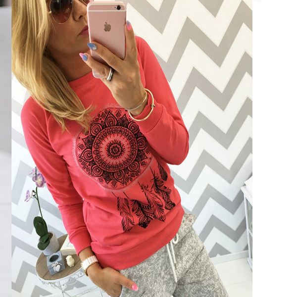 winter fashion sweatshirts basic 2018 style autumn o-neck long print pullovers casual slim woman sweatshirts, Black
winter fashion sweatshirts basic 2018 style autumn o-neck long print pullovers casual slim woman sweatshirts, Black