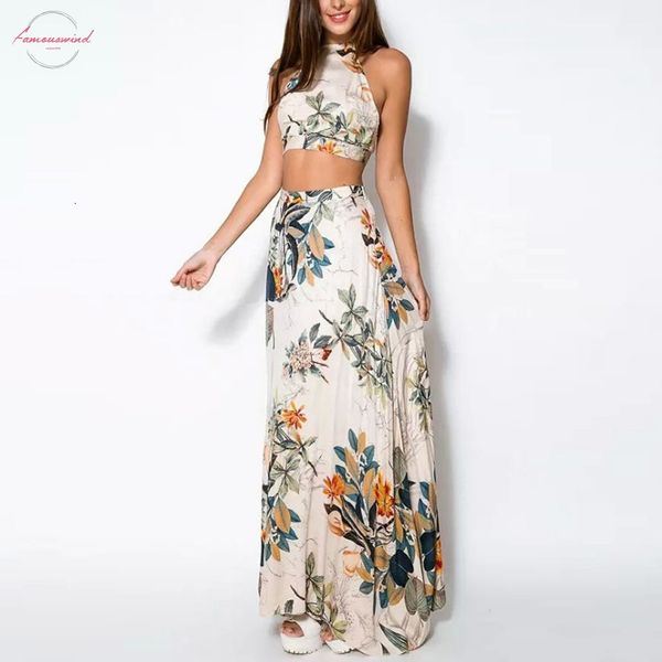 summer dress 2 pcs set crop bodycon long skirt party floral print beach maxi dresses vestidos, White
summer dress 2 pcs set crop bodycon long skirt party floral print beach maxi dresses vestidos, White