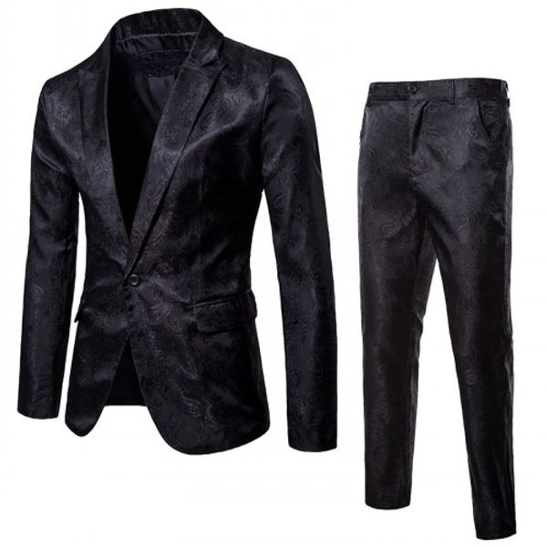 fashion men wedding tuxedos black jacquard groom tuxedos center vent men blazer 2 piece suit prom/dinner jacket(jacket+pants+tie) 2559, Black;gray
fashion men wedding tuxedos black jacquard groom tuxedos center vent men blazer 2 piece suit prom/dinner jacket(jacket+pants+tie) 2559, Black;gray