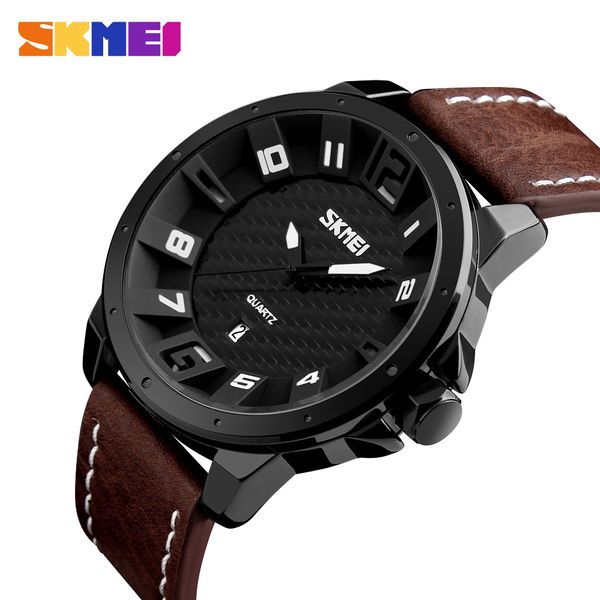 skmei men sports watches men's quartz date clock man casual leather wrist watch relogio masculino, Slivery;brown
skmei men sports watches men's quartz date clock man casual leather wrist watch relogio masculino, Slivery;brown
