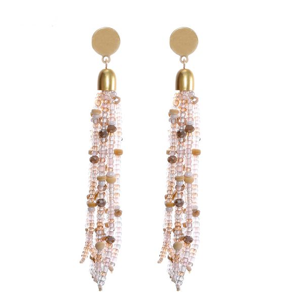 beads tassel earrings for women ethnic geometric long dangle black charms wedding boho acessorios earings, Silver
beads tassel earrings for women ethnic geometric long dangle black charms wedding boho acessorios earings, Silver