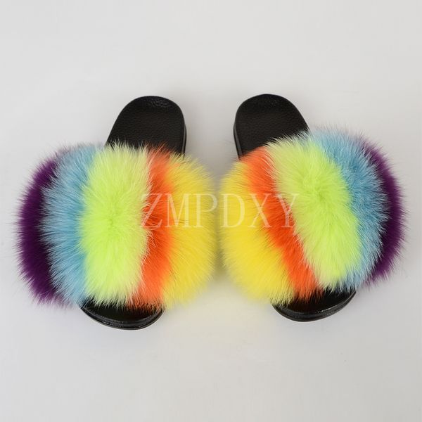 women summer fur slides furry fur slippers fashion slides slippers real ladies party shoes sandals, Black
women summer fur slides furry fur slippers fashion slides slippers real ladies party shoes sandals, Black