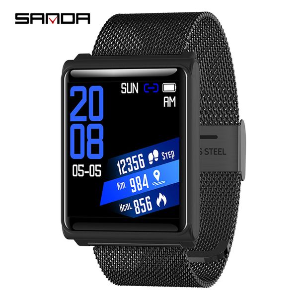 multiple languages health tracker full touchscreen rectangle smartband men stainless steel netting watch waterproof reloj hombre, Slivery;brown
multiple languages health tracker full touchscreen rectangle smartband men stainless steel netting watch waterproof reloj hombre, Slivery;brown