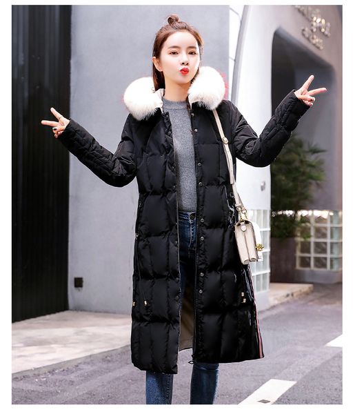 women's down & parkas winter 2021 korean version loose in the long bread jacket hair women 90231, Black
women's down & parkas winter 2021 korean version loose in the long bread jacket hair women 90231, Black