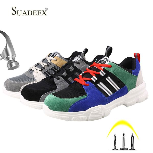 suadeex safety boots men steel toe cap shoes anti-smashing sneaker anti-piercing men protection footwear for autumn winter, Black
suadeex safety boots men steel toe cap shoes anti-smashing sneaker anti-piercing men protection footwear for autumn winter, Black