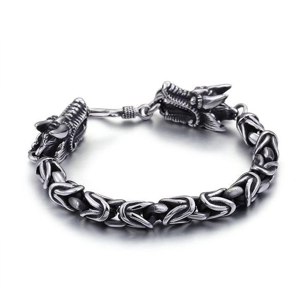 men's titanium steel bracelet stainless steel faucet cool fashion jewelry charms silver bracelet infinity chain link bracelet, Black
men's titanium steel bracelet stainless steel faucet cool fashion jewelry charms silver bracelet infinity chain link bracelet, Black